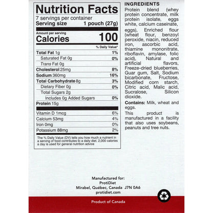 ProtiDIET Blueberry Pancake Mix (7ct)