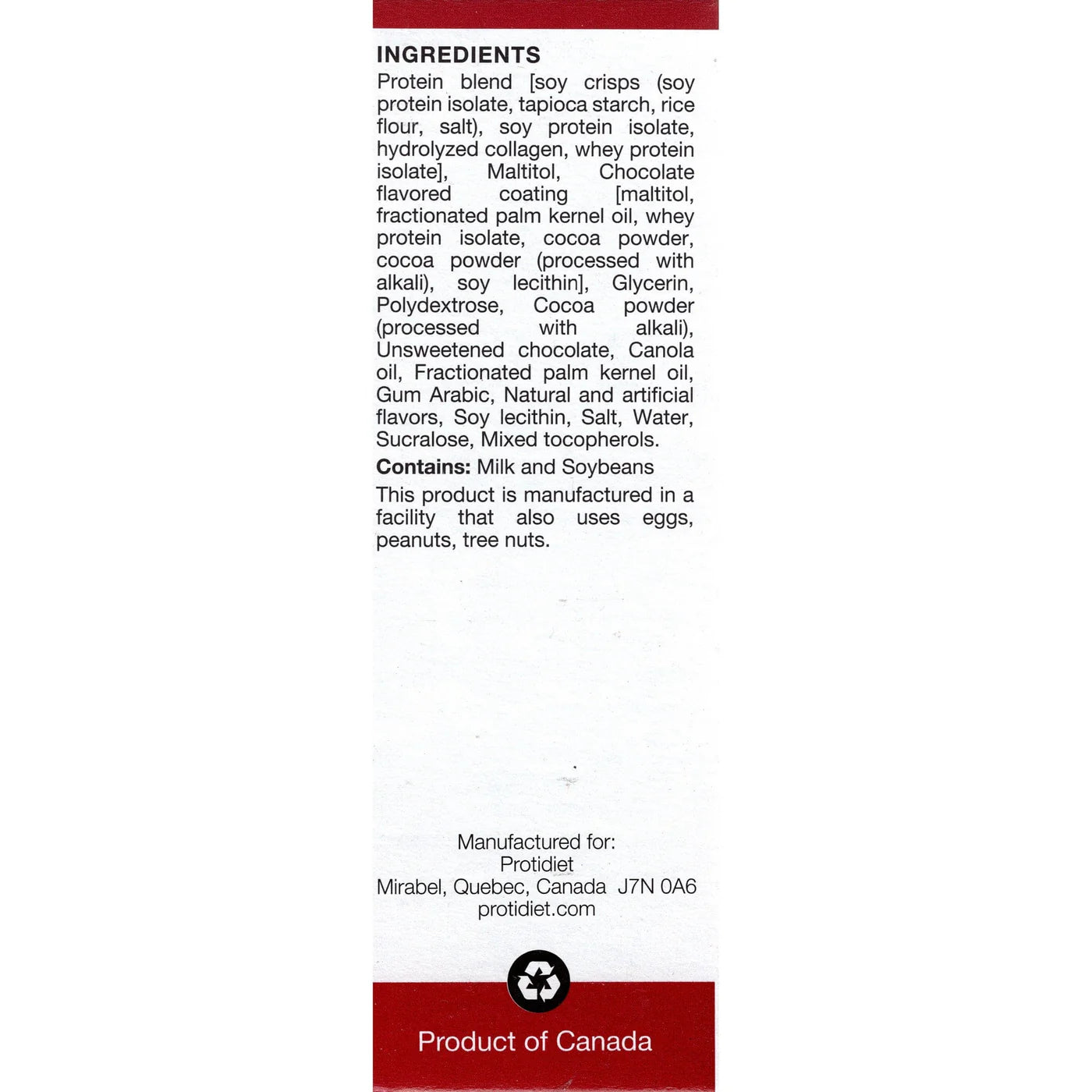 ProtiDIET Crunchy Cereal Chocolate Bars (7ct)