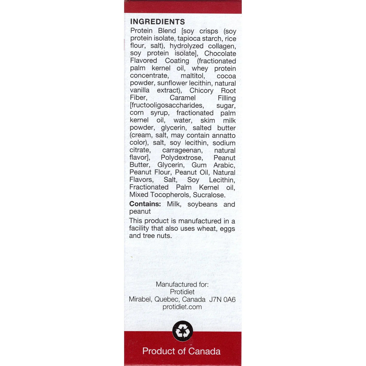 ProtiDIET Peanut Butter & Smooth Caramel Crisp  High-Protein Bars (7ct)