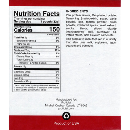 ProtiDIET BBQ Crisps (7ct)