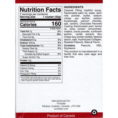 ProtiDIET Chocolate & Caramel Crispy Bites (7ct)