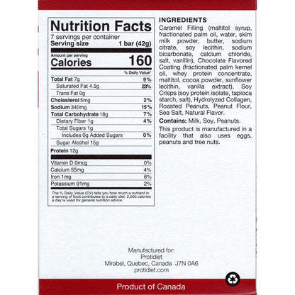 ProtiDIET Caramel & Sea Salt Crispy Bites (7ct)