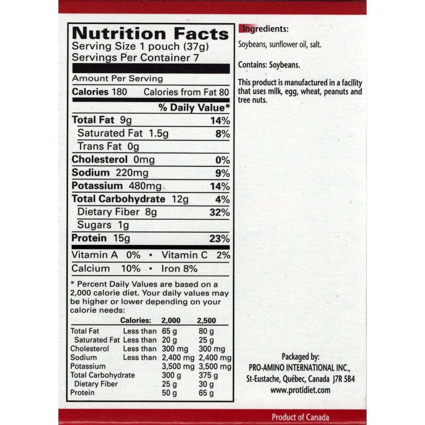 ProtiDIET Roasted & Salted Soy Nuts (7ct)