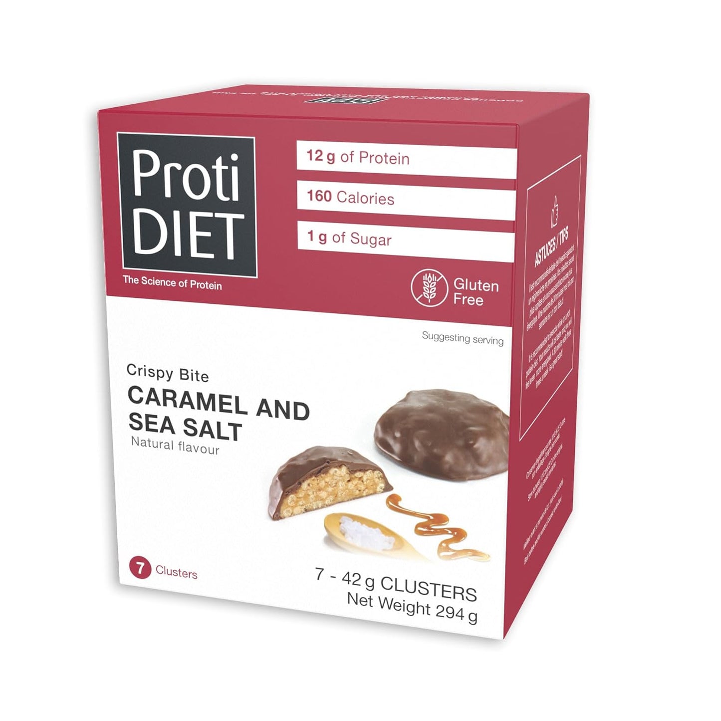 ProtiDIET Caramel & Sea Salt Crispy Bites (7ct)