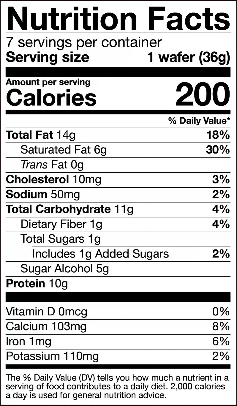 ProtiDIET Cookies & Cream Protein Wafers (7ct)