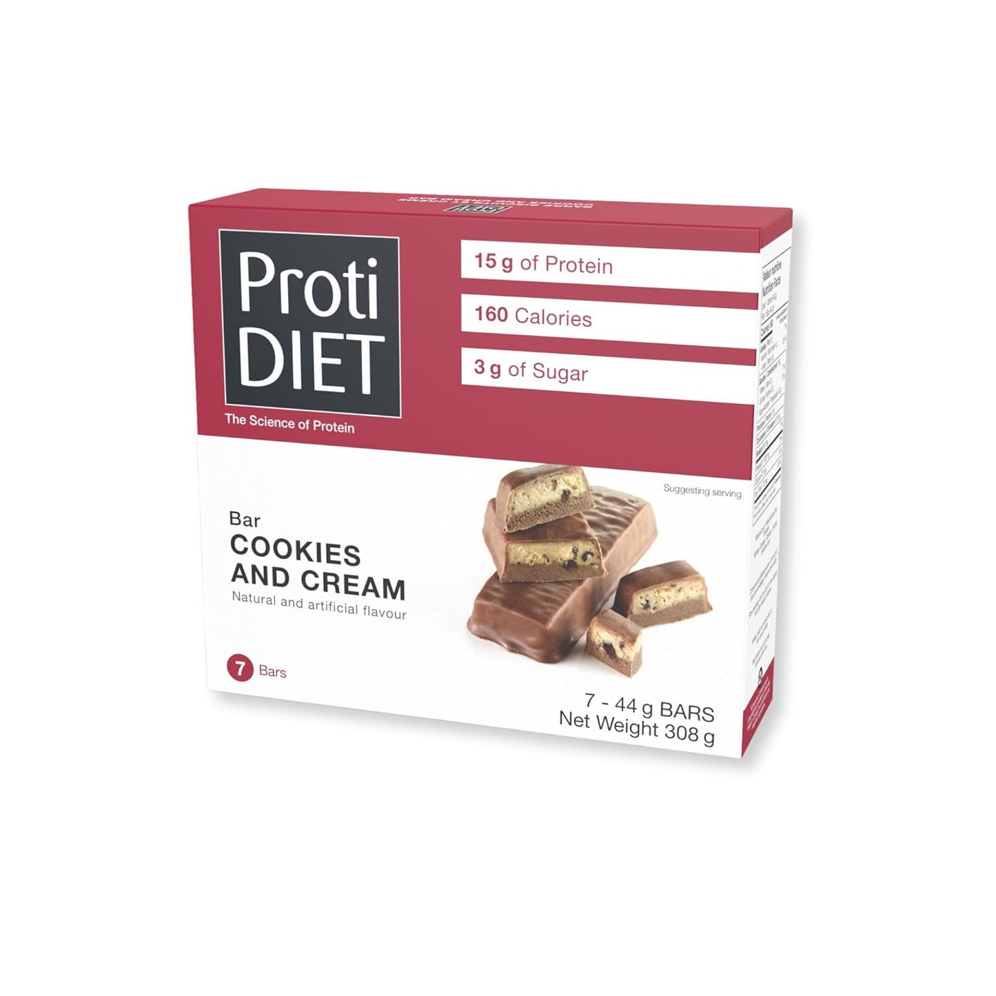 ProtiDIET Cookies & Cream Bar (7ct)