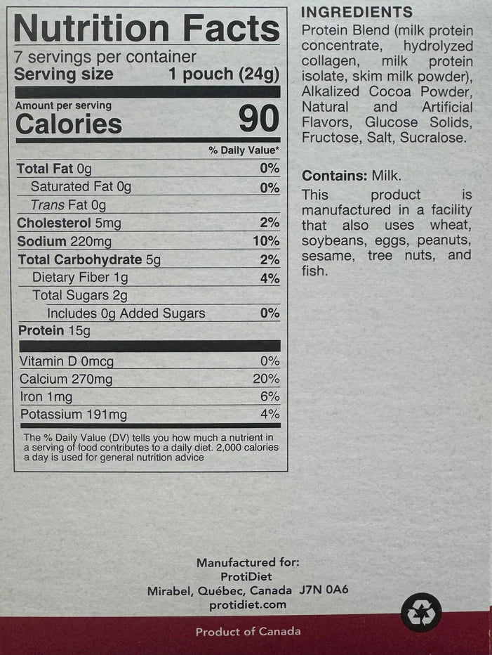 ProtiDIET Choco Mint Hot Protein Drink (7ct)