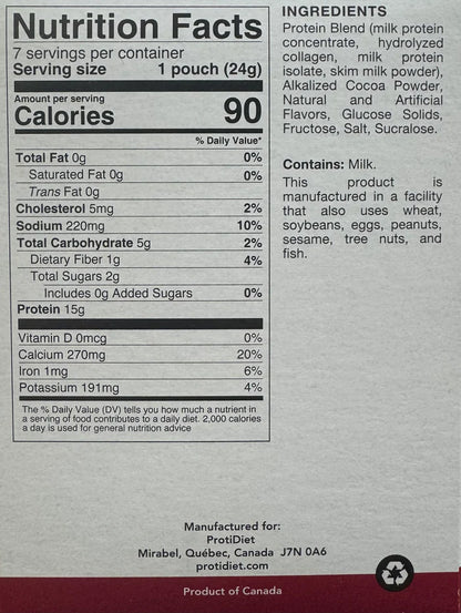 ProtiDIET Choco Mint Hot Protein Drink (7ct)