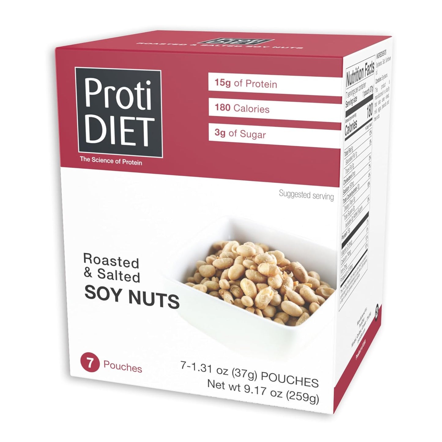 ProtiDIET Roasted & Salted Soy Nuts (7ct)