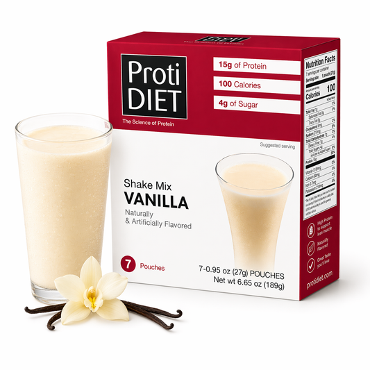 ProtiDIET Vanilla Shake Mix | High-Protein Shake (7ct)