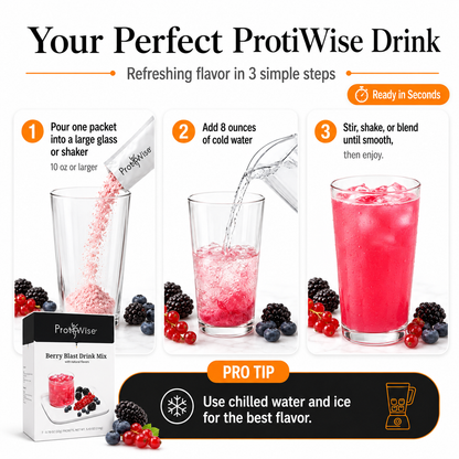 ProtiWise Berry Blast Fruit Protein Drink (7ct)