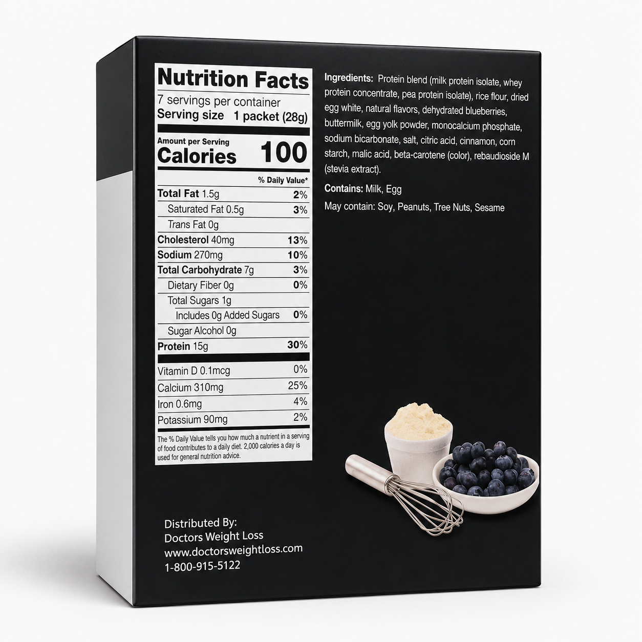 ProtiWise Blueberry Pancake | High-Protein (7ct)