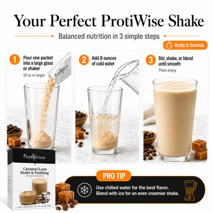 ProtiWise High-Protein Caramel Latte Shake & Pudding (7ct)