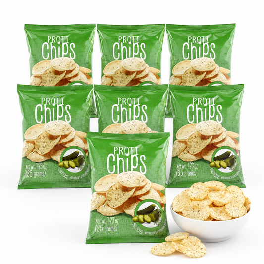 ProtiWise Dill Pickle Chips | High-Protein & Fiber (7ct)