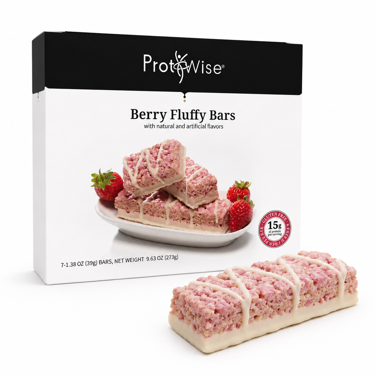 ProtiWise Fluffy Berry Protein Bars (7ct)