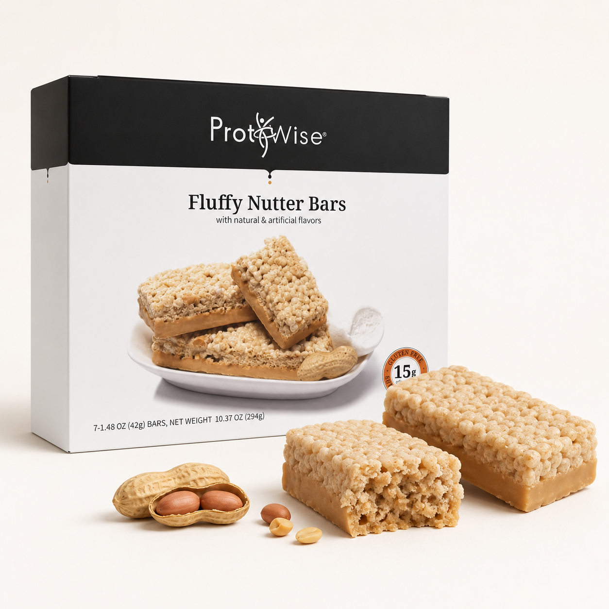 ProtiWise Fluffy Nut Protein Bars (7ct)