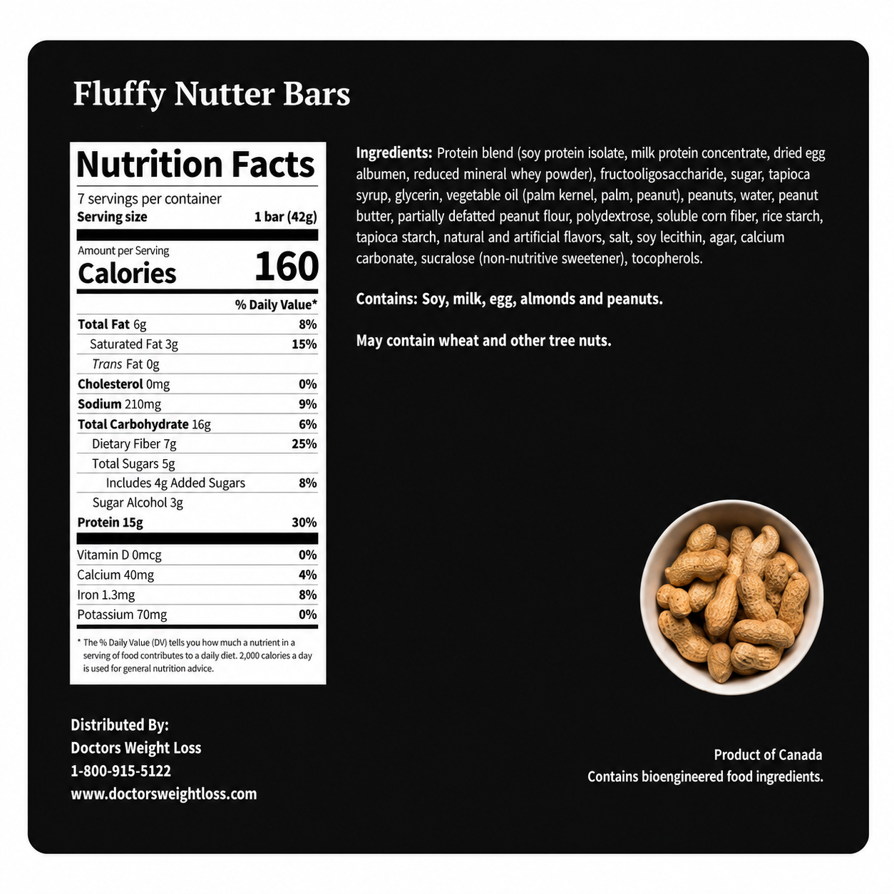ProtiWise Fluffy Nutter Protein Bars (7ct)
