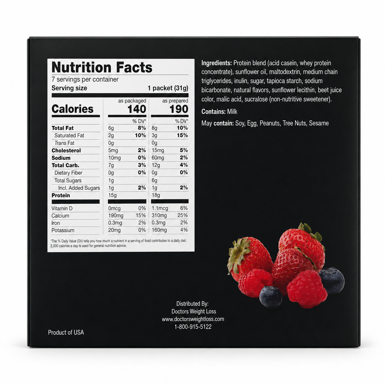 ProtiWise Fruity Hoops Breakfast Cereal (7ct)
