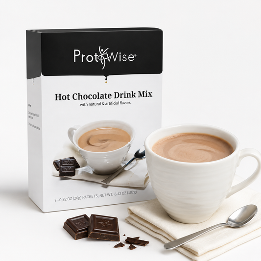 ProtiWise Hot Chocolate Drink | High-Protein (7ct)