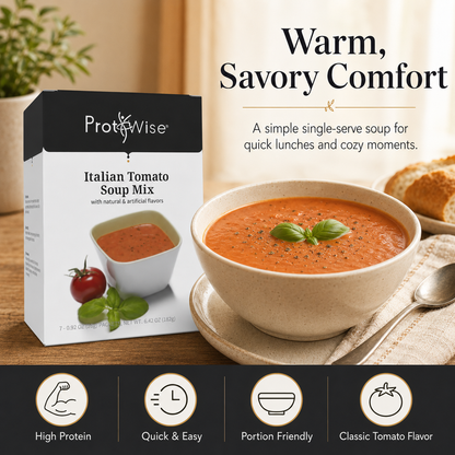 ProtiWise Italian Tomato Soup | High-Protein (7ct)