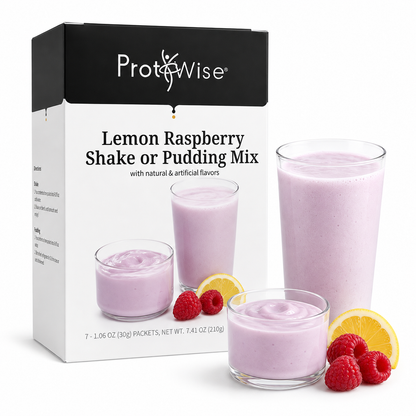 ProtiWise High-Protein Lemon Raspberry Shake or Pudding (7ct)