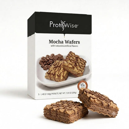 ProtiWise Mocha Protein Wafers (5ct)