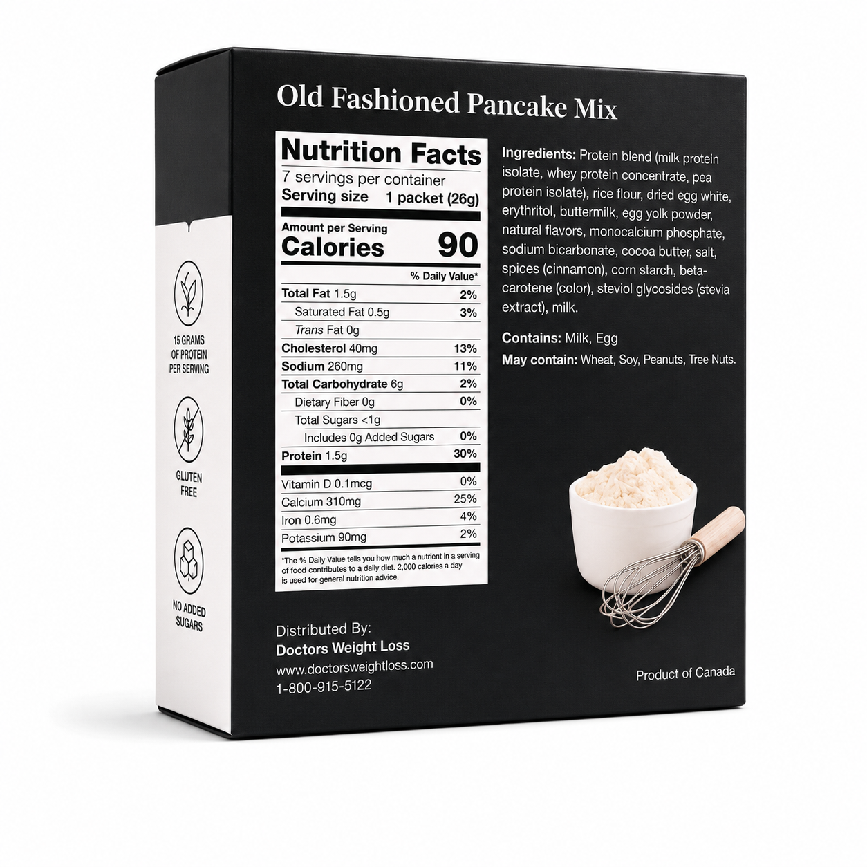 ProtiWise Old Fashioned Pancake | High-Protein (7ct)