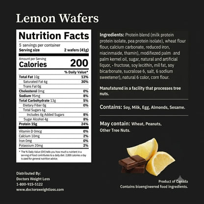 ProtiWise Lemon Protein Wafers (5ct)