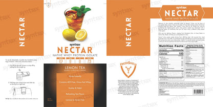 Syntrax Nectar 2lb Protein Powder - Lemon Tea (32 Serv)