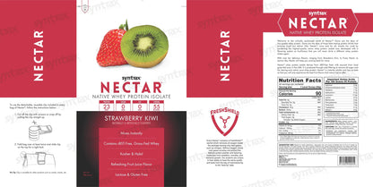 Syntrax Nectar 2lb Protein Powder - Strawberry Kiwi (32 serv