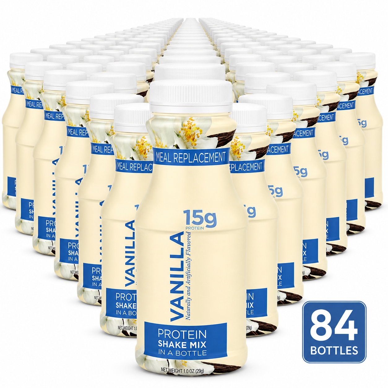 BestMed Meal Replacement Shake, Vanilla (84 bottles)