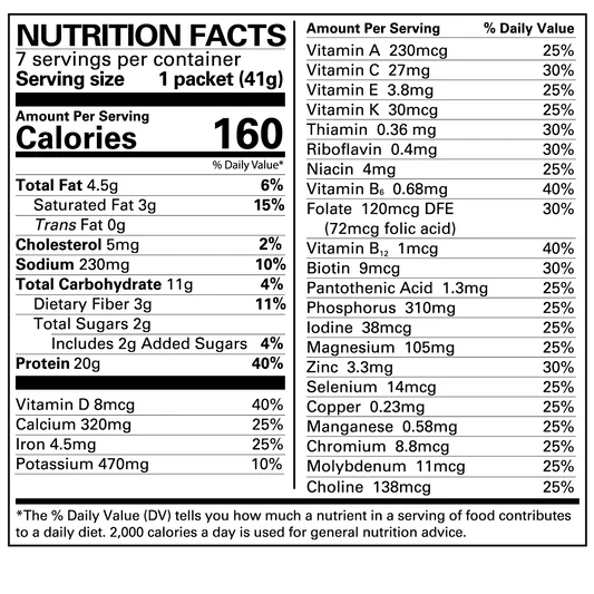 Numetra Vanilla Pudding & Shake | 20g Protein (7ct)