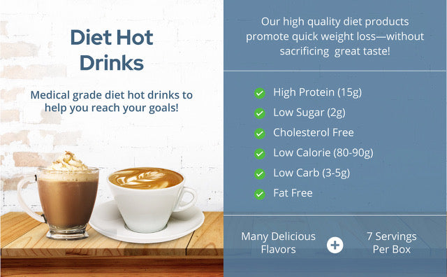 Marshmallow Hot Chocolate (7/Box) - NutriWise - Doctors Weight Loss