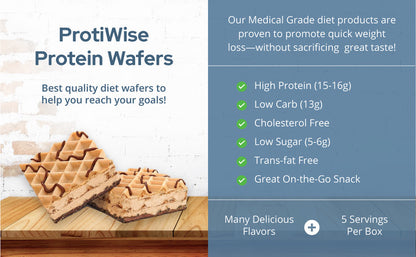 ProtiWise - Vanilla Wafers (5/Box) - Doctors Weight Loss