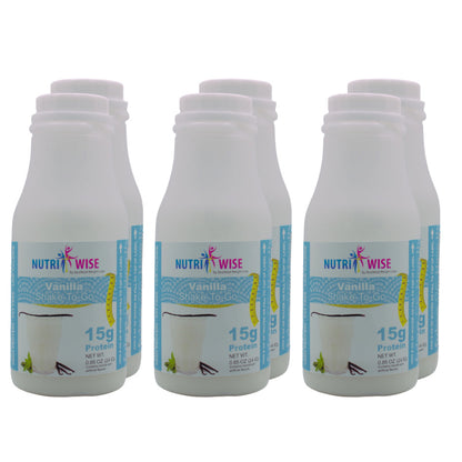 NutriWise - Vanilla Protein Shake (6-Pack Bottles) - Doctors Weight Loss