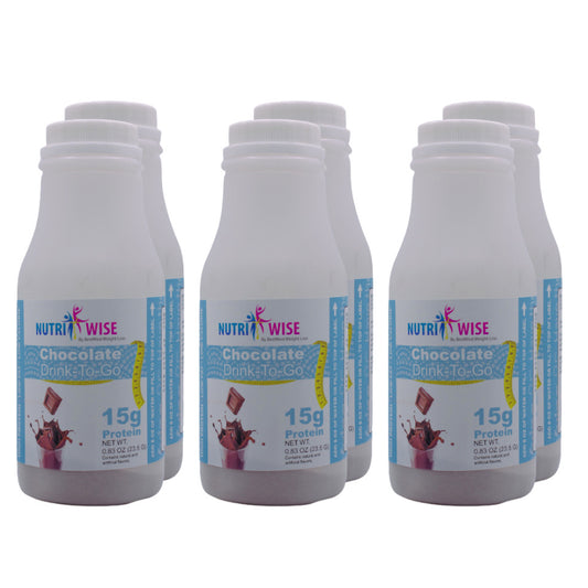 Chocolate Drink (6-Pack Bottles) - NutriWise - Doctors Weight Loss