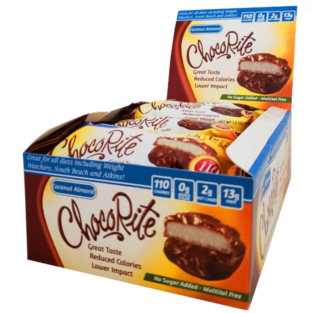Coconut Almond (1 bar) - ChocoRite - Doctors Weight Loss