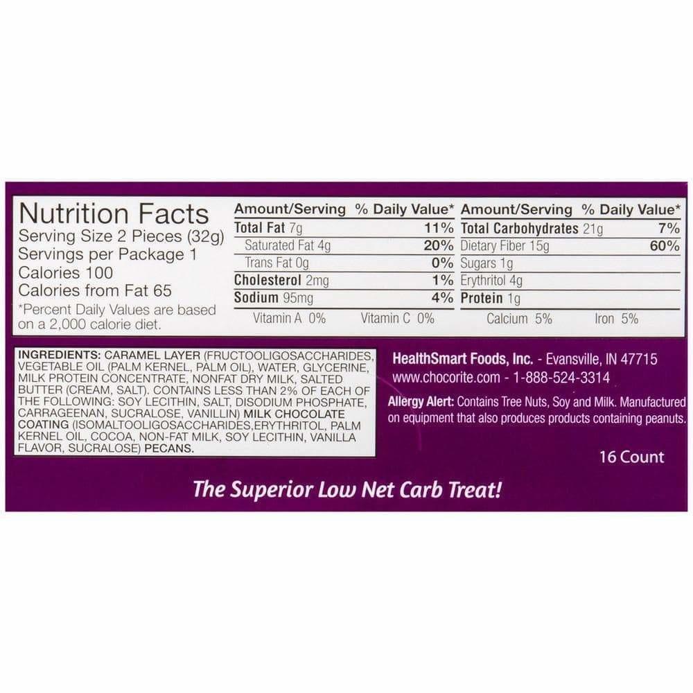 Milk Chocolate Pecan Clusters (16/Box) - ChocoRite - Doctors Weight Loss