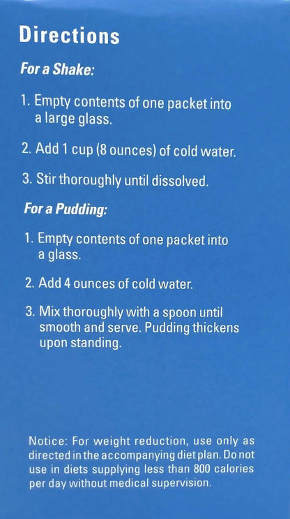 Mocha Meal Replacement Shake or Pudding Mix Directions - BestMed - Doctors Weight Loss