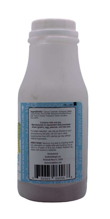 NutriWise - Chocolate Drink (96 Bottles) - Doctors Weight Loss