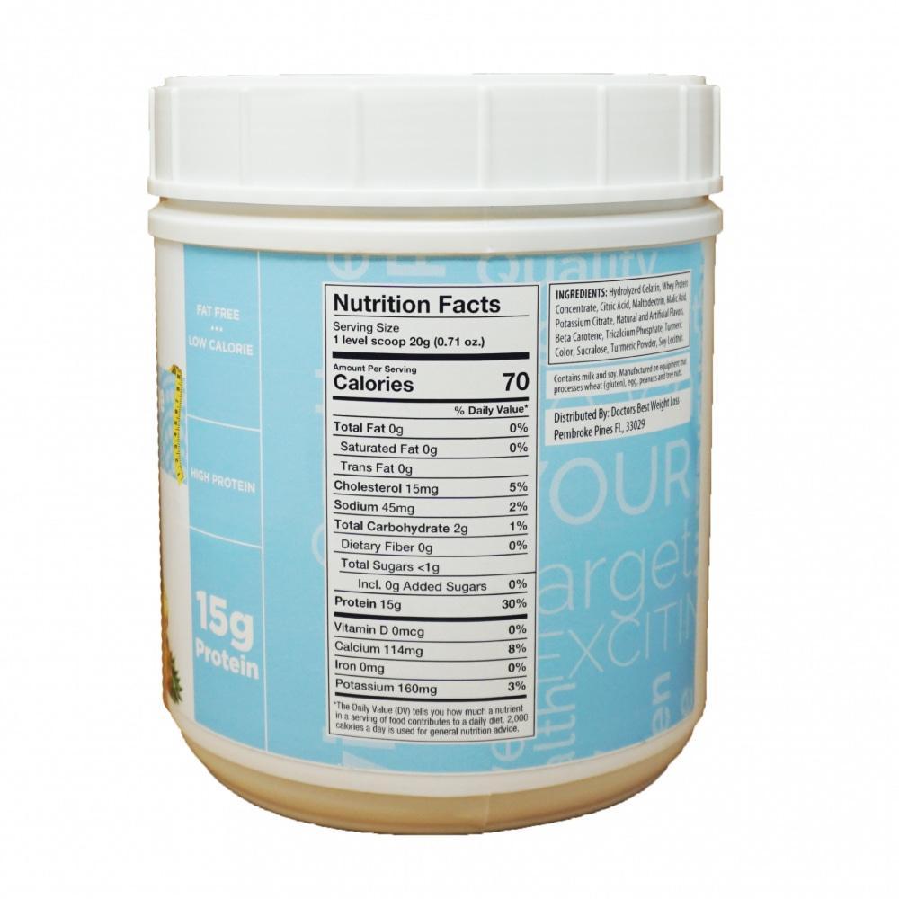 NutriWise - Pineapple Orange Fruit Drink Canister (28 Serv) - Doctors Weight Loss